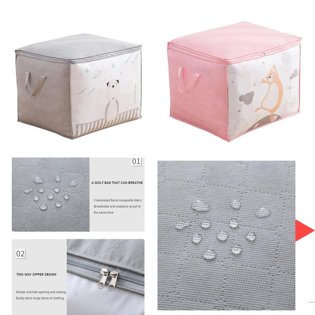 Versatile Folding Storage Bag For Pillows And Quilts Perfect For Home Organization