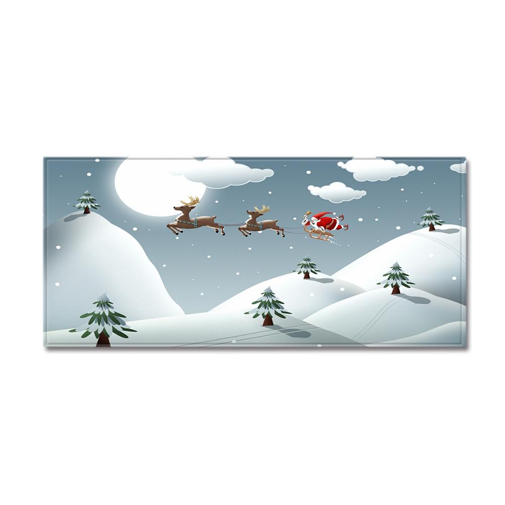 Christmas Kitchen Sand Carpet Doormat Long Floor Mat
