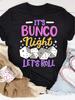 Fun Bunco Nights TShirt Perfect for Family Gatherings And Game Nights! Lightweight G Tee LetS Roll Together And Create M