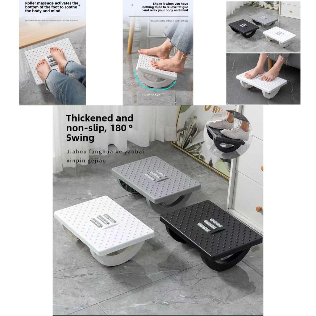 Office Footstool Luxury Plastic Footrest For Adults Antioverlapping Leg Support