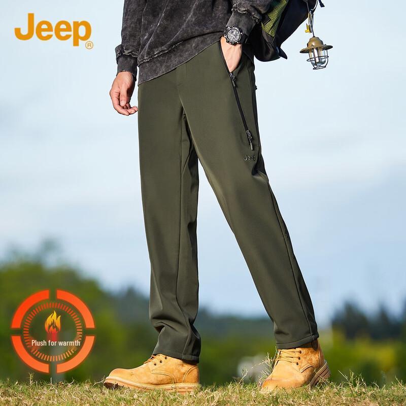 

JEEP Men s Casual Straight-Leg Soft Shell Pants 3XL