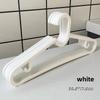 10-Pack Black & White Non-Slip Hangers for Clothing Stores & Homes