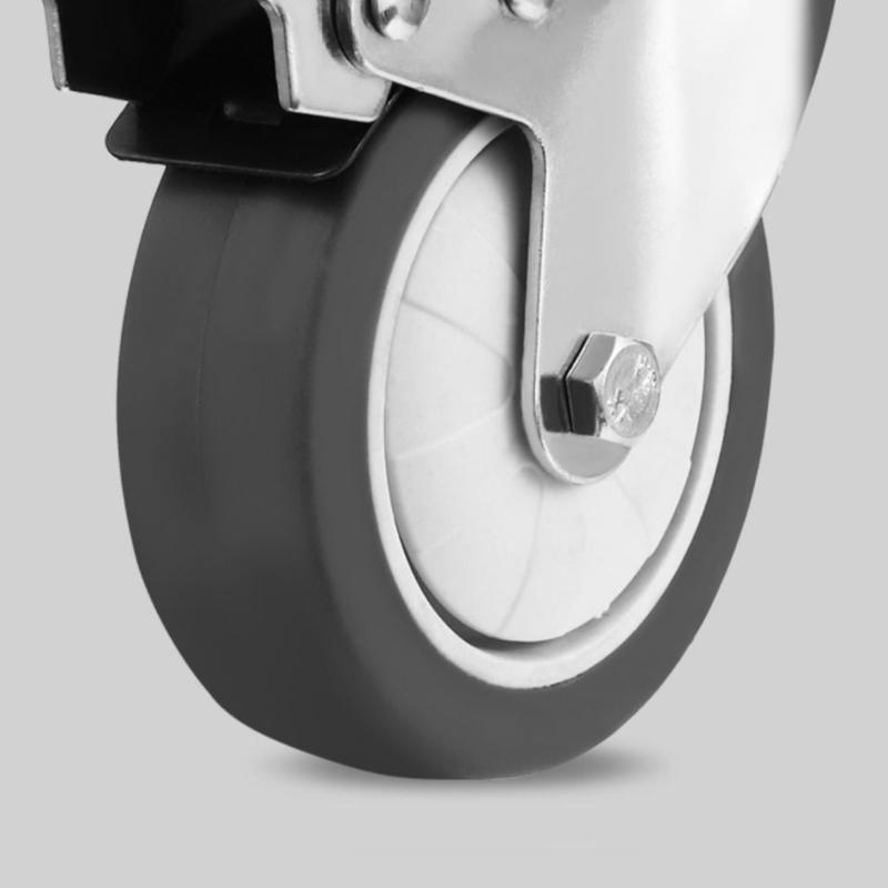 Heavy Duty Rolling Light Stand with Swiveling Casters 360 Degree Rotating for Photographers and Video Production Teams