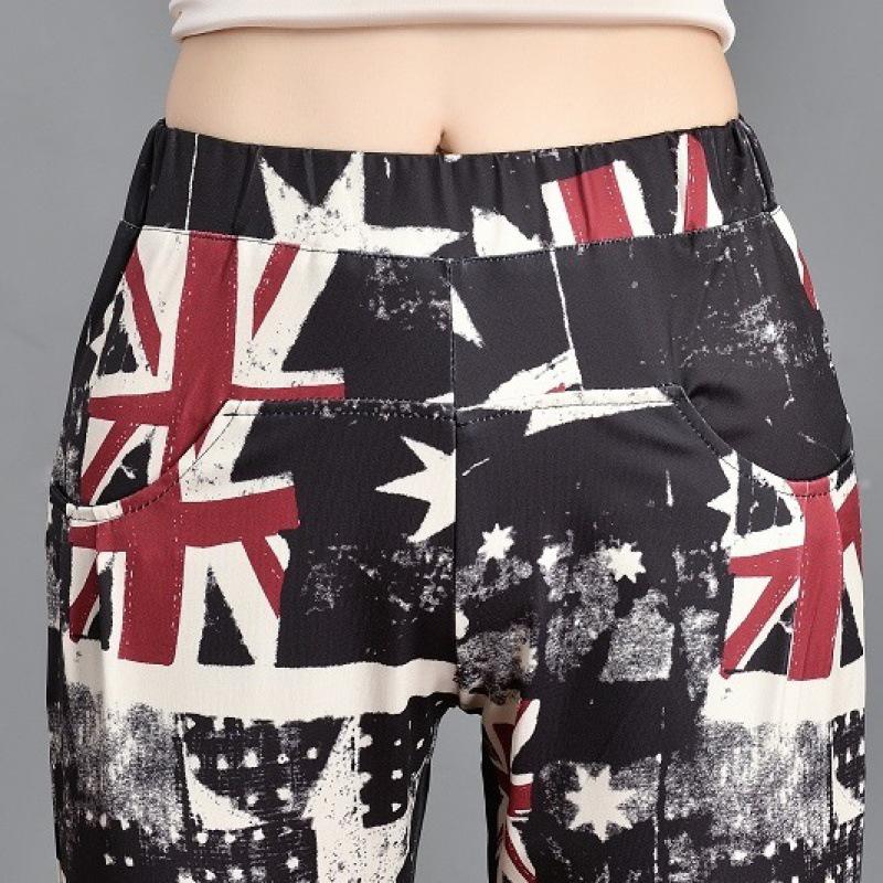 

Women s Union Jack Plaid Pants: Loose, Straight-Leg, Slimming, Trendy & Casual. L under 55kg