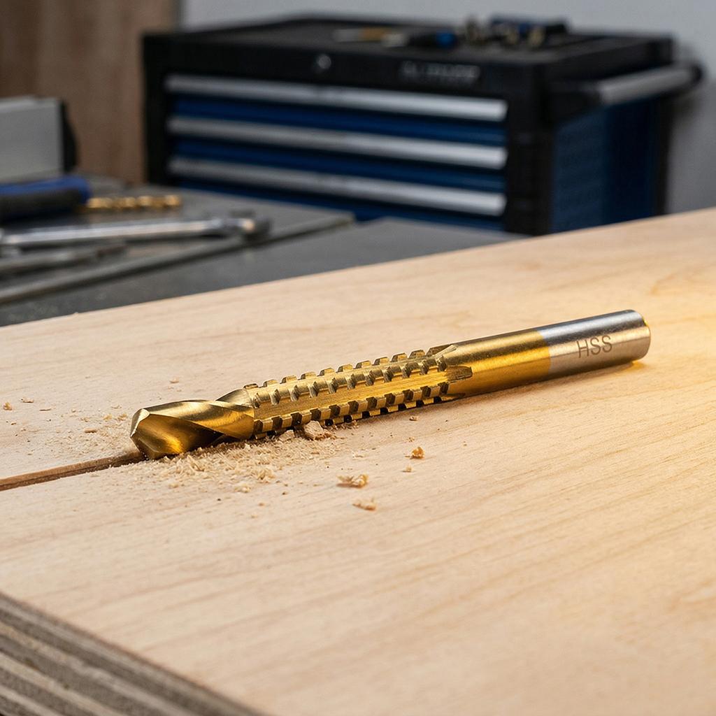 Getande Zijsnijdende Boor Houtbewerkingsgereedschap 3-8mm Gat Gatzaag Gereedschap Getande Snijdende Boren voor Metaal & Plastic