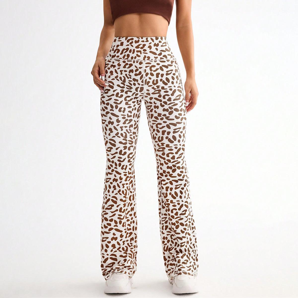 

Zhejiang JinEuropean and American belly and hip lift yoga pants women s high waist sports pants peach hip fitness pants yoga trousers wide leg pants S