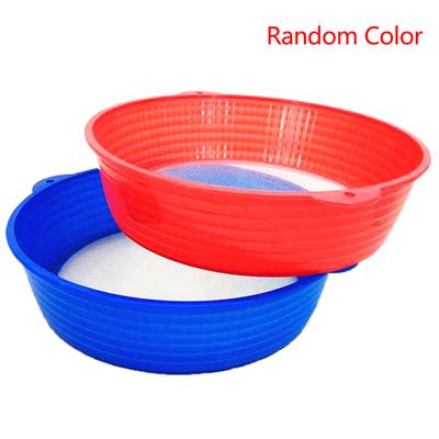 Kitchen Gadgets  Handheld 19Cm Round Shape Plastic Flour Sifter Strainer