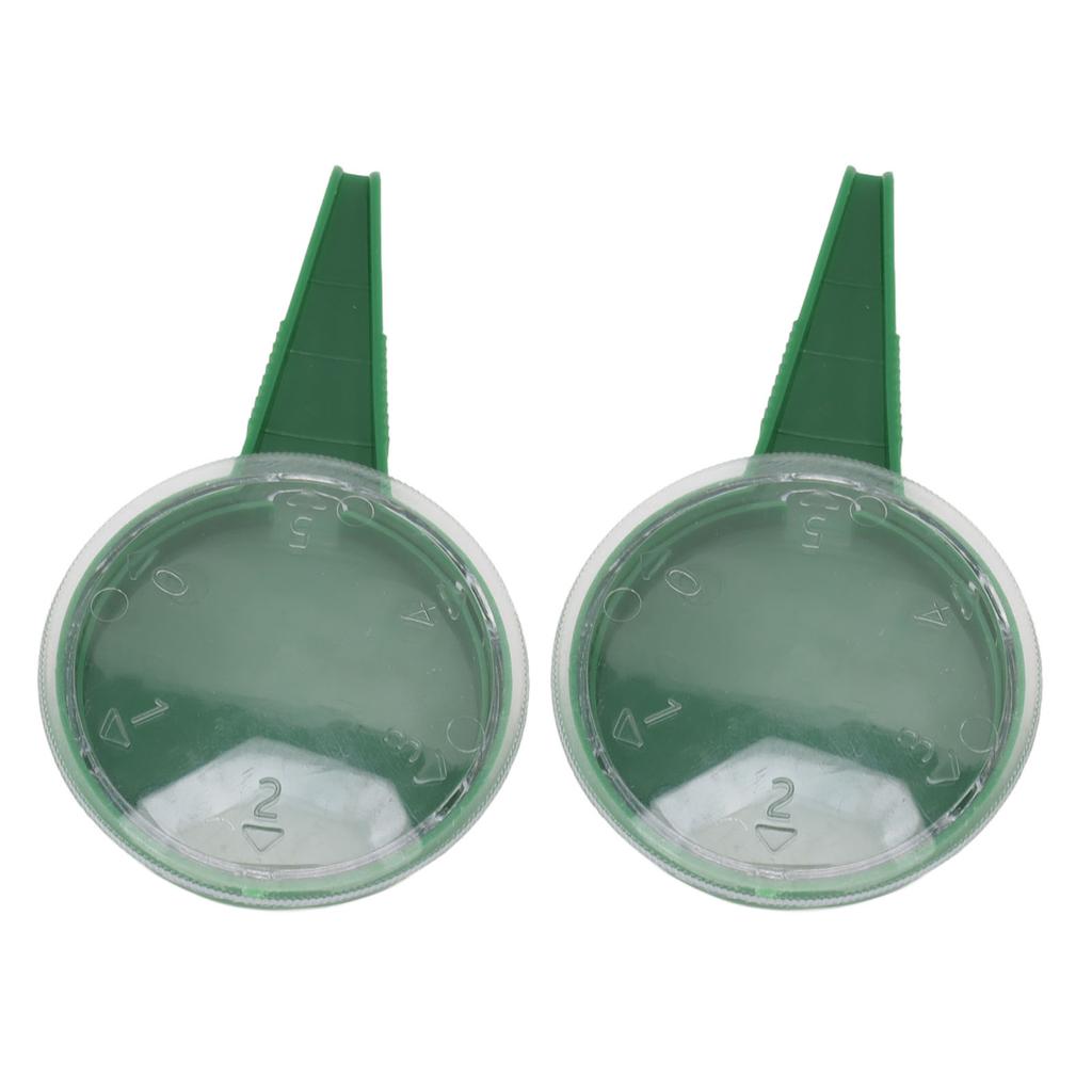 10pcs Hand Seed Sower with 5 Different Settings Reusable Seed Dispenser Seed Planter Tool for Transplanting Plant Green