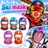 Лыжная маска с забавным рисунком, маска на все лицо для зимних видов спорта на открытом воздухе
