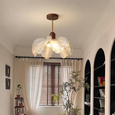 French Vintage Petal Chandelier for Living, Dining, Bedroom, or Study