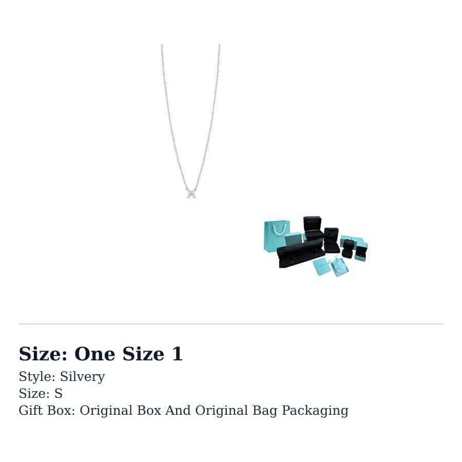 TIFFANY & CO. Victoria TM Necklaces Women's Silver 60011923