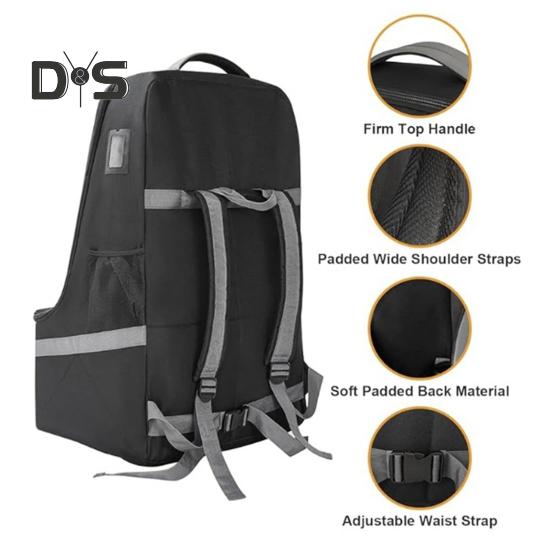 Infant Car Seat Travel Bag with Padded Straps Adjustable Design Large Capacity Water-Resistant Carrier Bag Infant Seat Travel Bag with Shoulder Strap