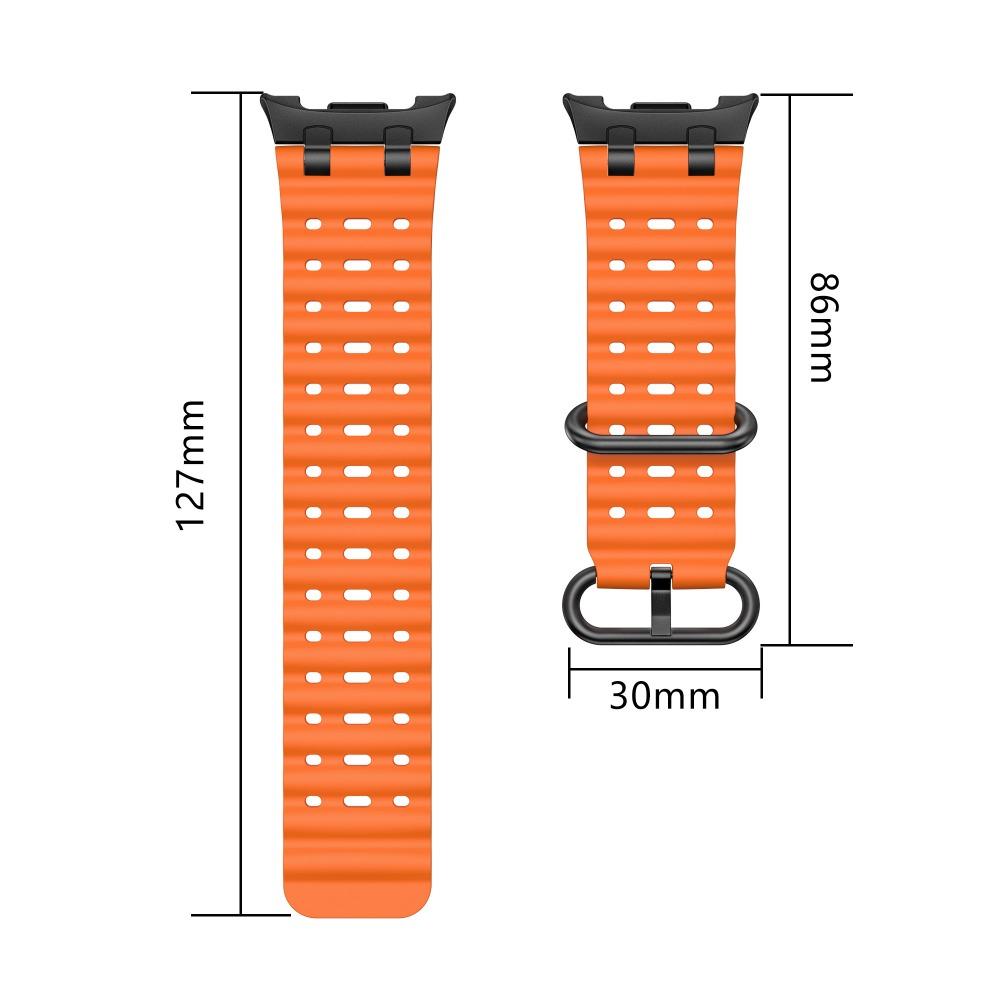 Sports Men Silicone Watchband for Samsung Galaxy Watch 8 40/44mm Soft Loop Strap for GALAXY watch 8 Classic 46mm Correa Bracelet