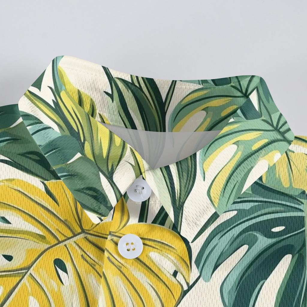 Family Matching Summer Outfits, Hawaiian Vacation Women Beach Dress, Girls Sundress, Men And Boys Button Down Shirt