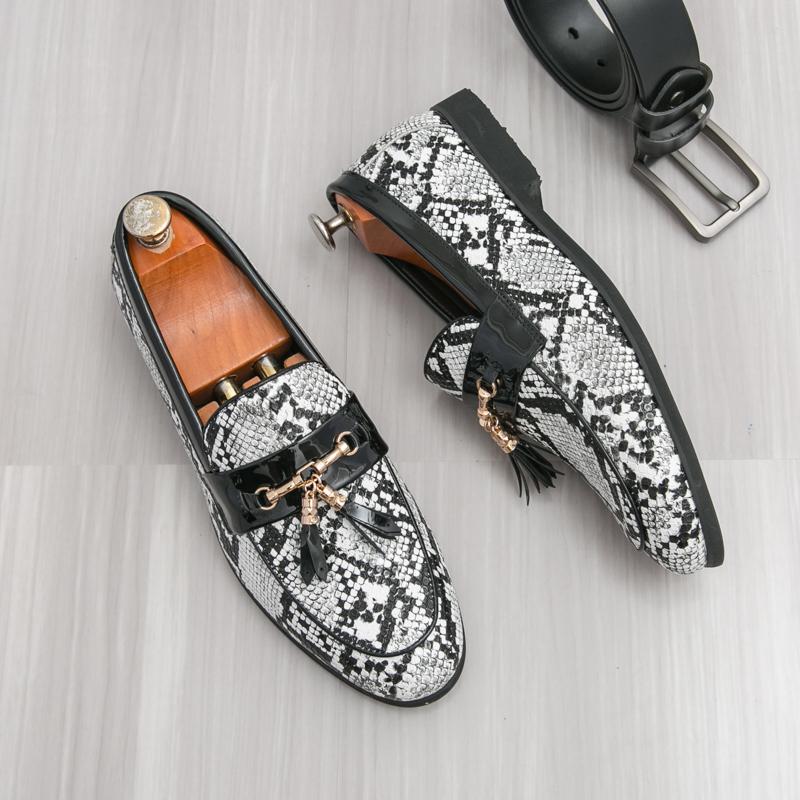 Fashion New Designer Leather Loafers for Men Fashion Casual  Shoes Street Style Male Driving Shoes Stylish Trend Slip on Flats Moccasins