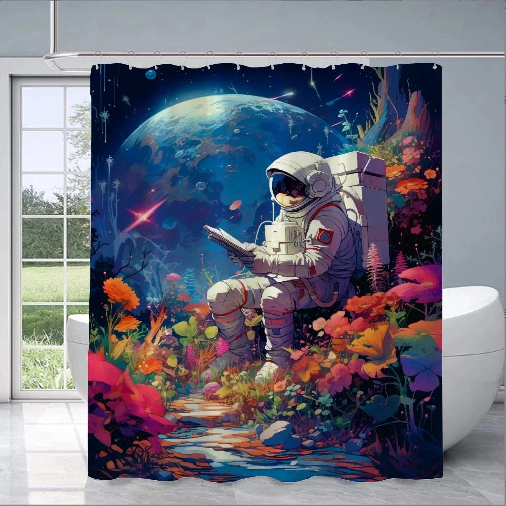 CSMY Temă Astronaut Cortine de duș Cortină de duș