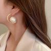 Vintage Style Large Pearl Earrings, High-End And Cool Style Earrings, Exaggerated And Versatile Earrings For Women