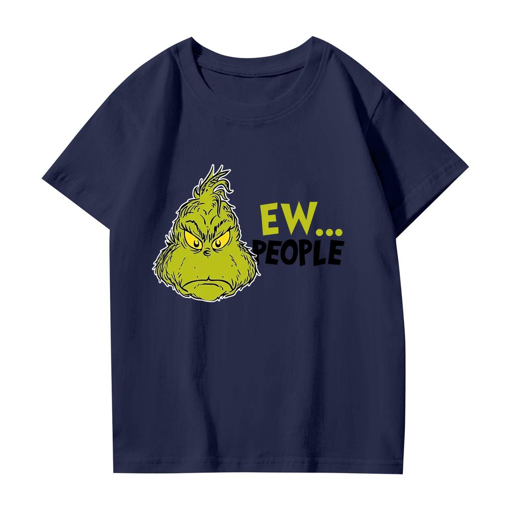 Fashionable Round Neck Short Sleeve Work Clothes Printed Tops For Womens Summer Tops