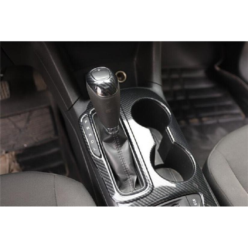Central Control Shift Knob Cover Trim For Chevrolet Cruze 2017- Carbon Fiber