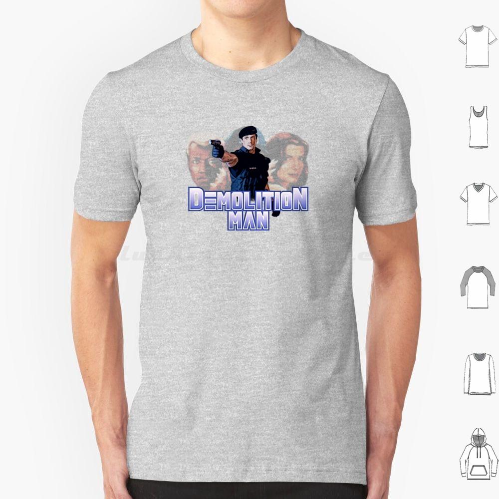

Demoltion Man T Shirt 6xl Cotton Cool Tee Seashell Demolition Man Epic Hand Shake Sandra Bullock Wesley Snipes Movies 80s 90s S