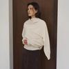 Unbalance Knit Muffler[LMBFAUAC916]-Cream