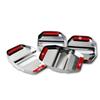 Car door lock cover for Dodge Journey Grand Cherokee Jeep Compass Wrangler Rubicon SAHALA