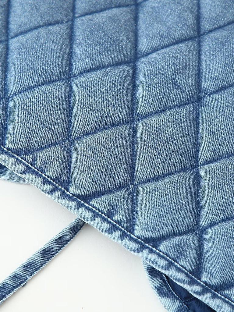 Autumn/Winter Hot-Selling Quilted Denim Jacket