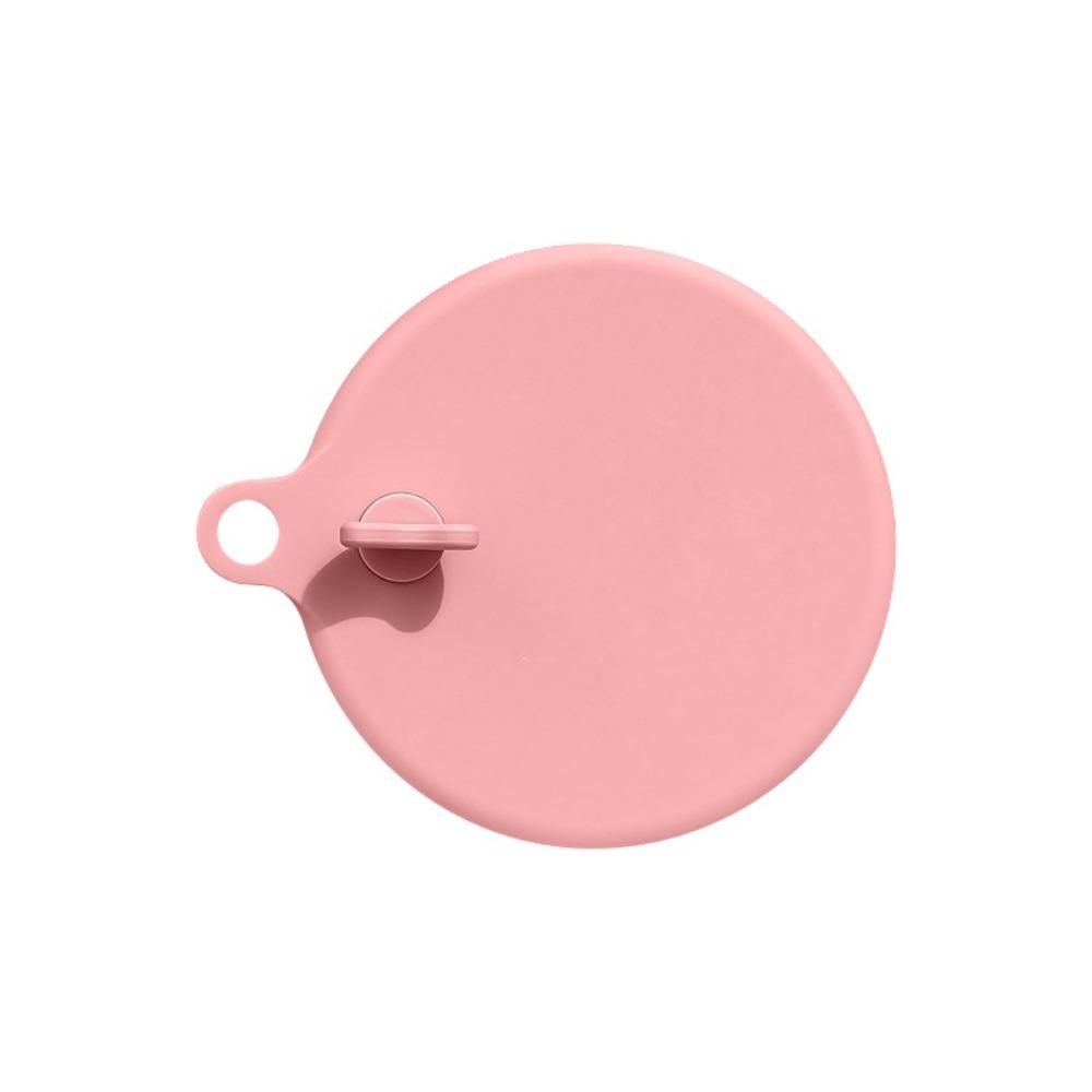 

2PCS Heat-Resistant Tea Cup Lid Flexible Drinking Glass Cover Creative Mug Cover Fruit Juice розовый