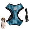 Pet Harness Reflective Pet General Harness with Traction Rope for Cats and Small and Medium Sized DogsBlue M