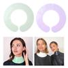 Silicone Hair Cutting Collar Waterproof Hair Dye Shawl Neck Cape Wrap Barber Hairdressing Coloring Tool