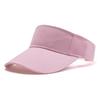 European & American Solid Color Summer Visor Cap - Sun Protection Baseball Sports Hat.