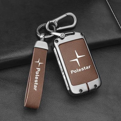 Polestar 2 Tek ve Çift Motor Anahtar Kılıfı, Polestar 1 için Basit Tokalı Standart Uzun Menzilli Kılıf.