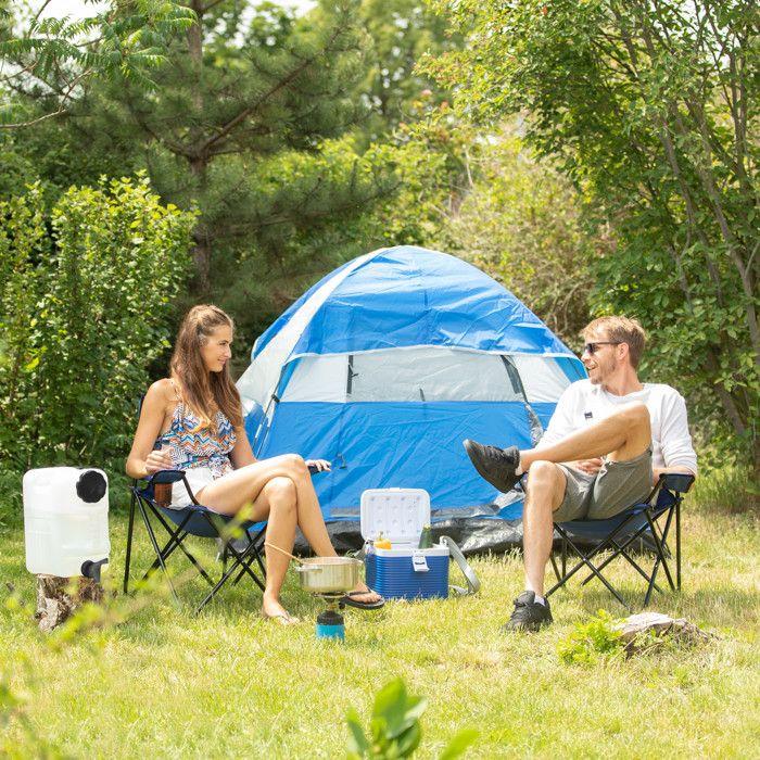 Relaxdays Jerrican D’eau Avec Robinet, Plastique Sans BPA, Grande Ouverture, Poignée, 10 Litres, Noir Et Blanc