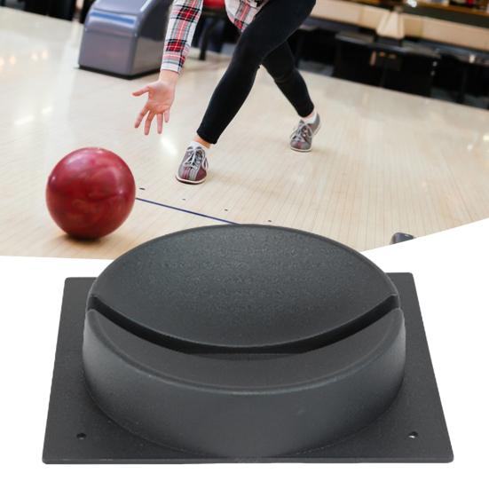 Bowling Ball Cup Plastic Ball Display Stand Black Bowling Ball Holder Sports Ball Storage Rack for Bowling Equipment