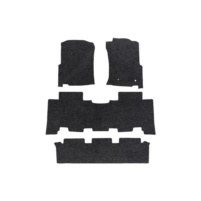 Toyota Prado 2024-25 Black Nylon Velour Car Mats
