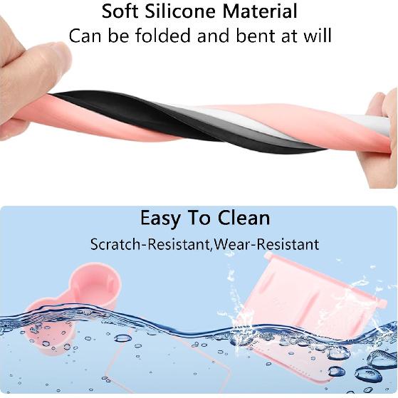 3PCS Center Console Accessories For Tesla Model Y -2024 And Model 3 - Cup Holder Ert, Screen Edge Protector Frame, Silicone Wireless Charger Mat,