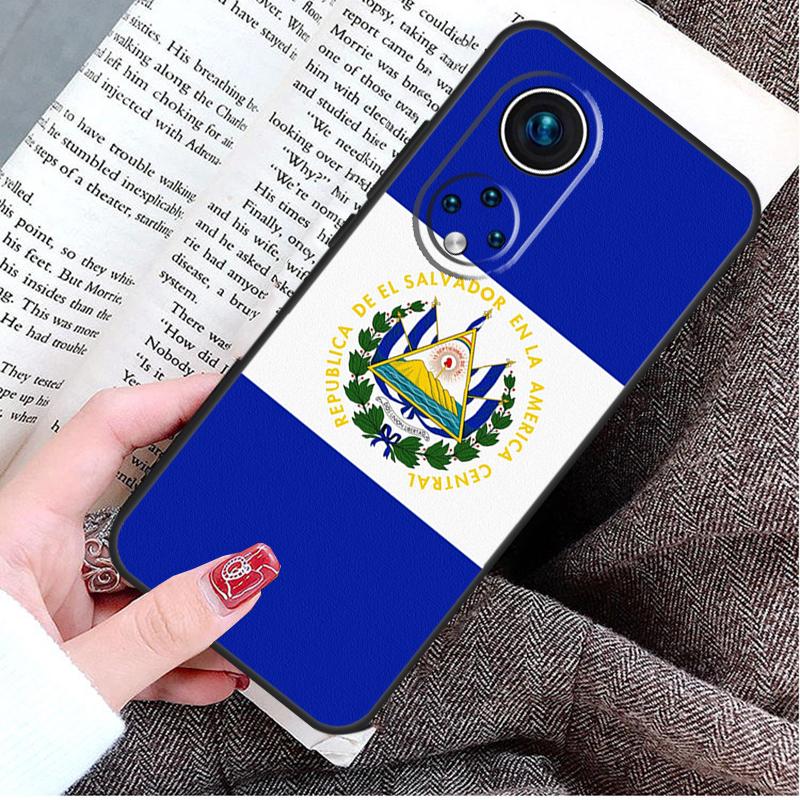 El Salvador Flag Case For Honor Magic 8 5 6 7 Lite Honor 200 400 Pro 50 70 90 X9d X9b X9c X9a X8c X8b Win RT