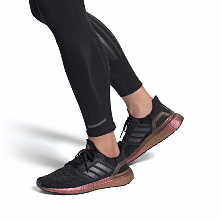 New Adidas Ultra Boost 20 'Core Black Grey Five Signal Pink' EG9749