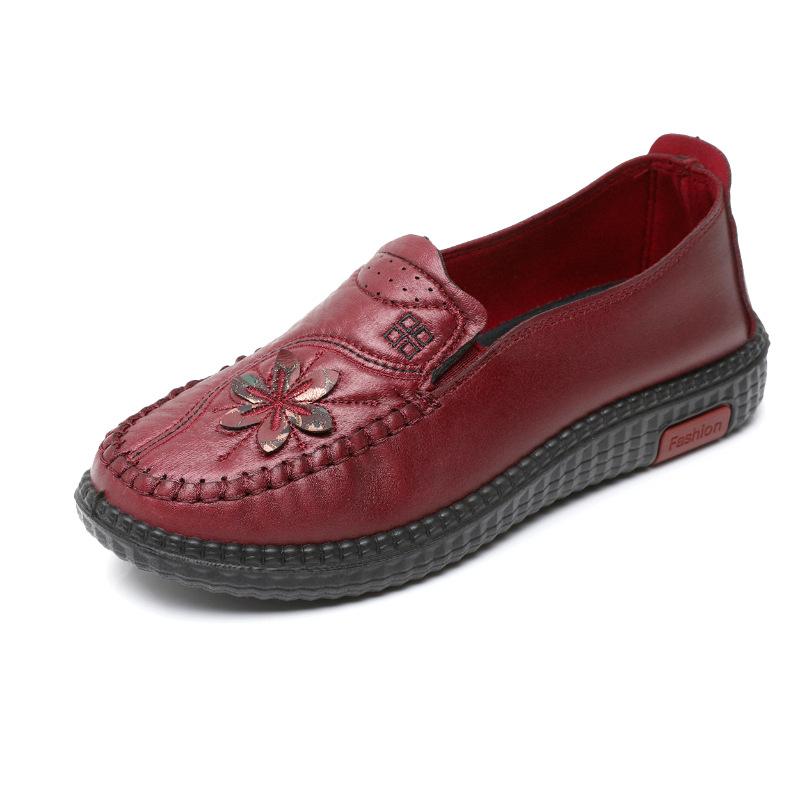 Frühling und Herbst neue Stoffschuhe Damenschuhe Schuhe leicht rutschfest weiche Sohle mittleren Alters und bequem