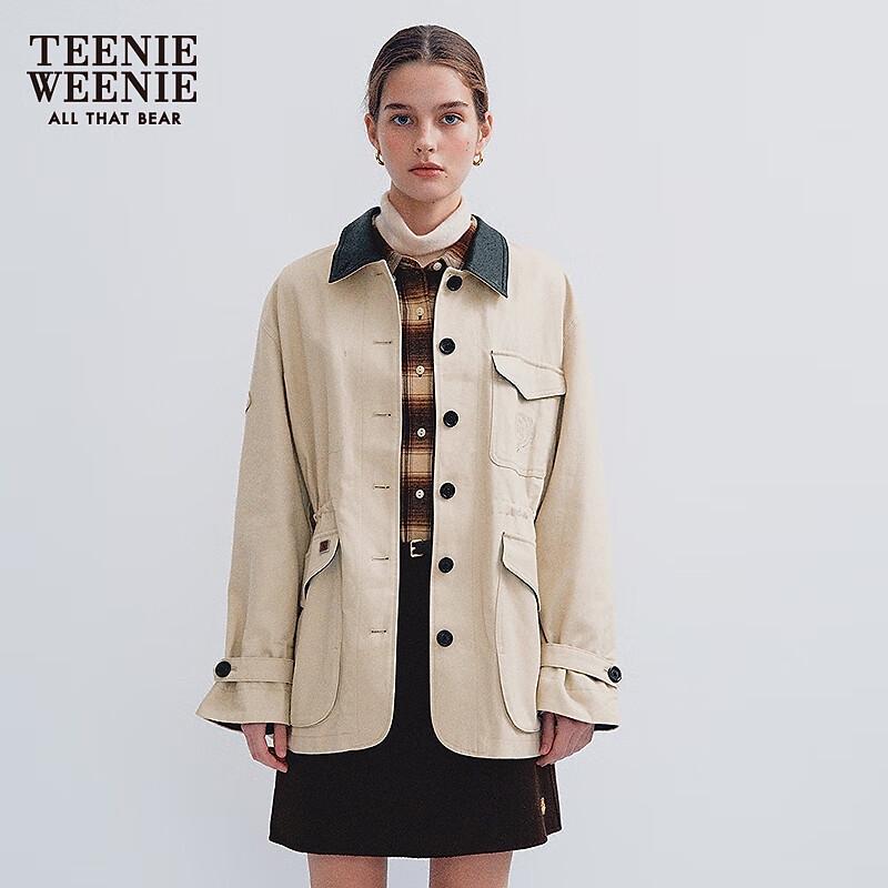 Женская куртка для работы в стиле колор-блок Teenie Weenie S