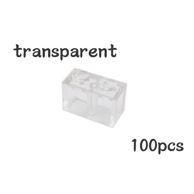 100Pcs DIY 3004 Thick Constructing Blocks Particle Figures 1x2 Dots Brick Works With Educational Creative Construction Leduo Kid Toy