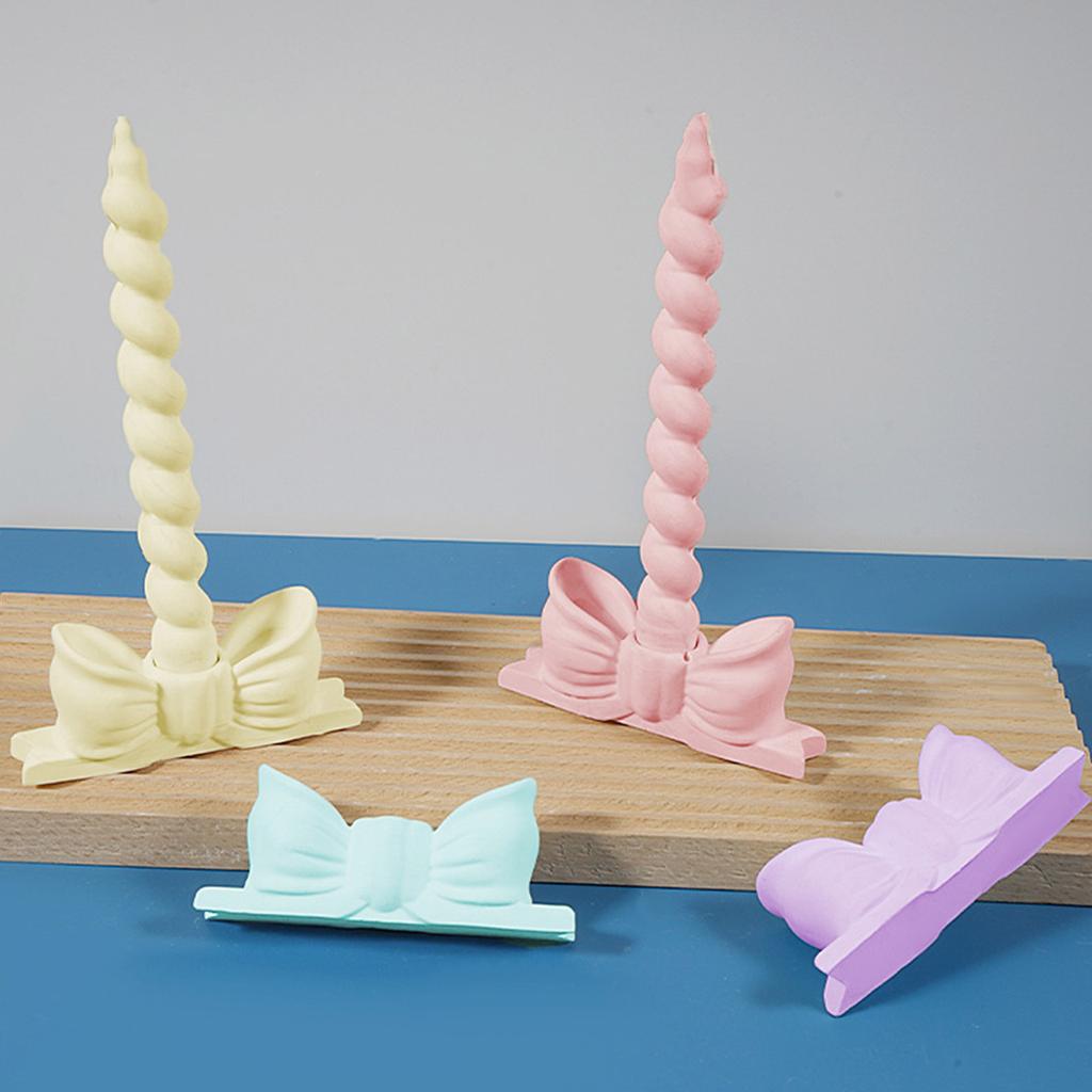 Bowknot Silicone Candlestick Molds Epoxy Resin Silicone Molds for Making Candle Holder Tealight Stand Home Decoration