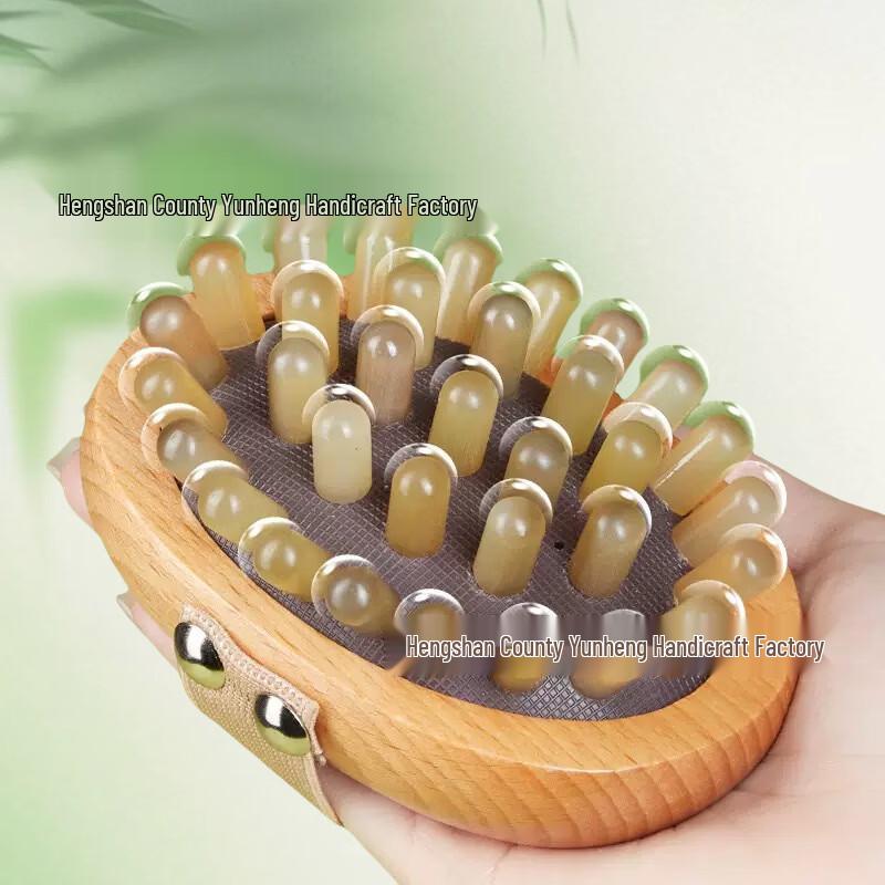 Ox Horn Meridian Massage Brush