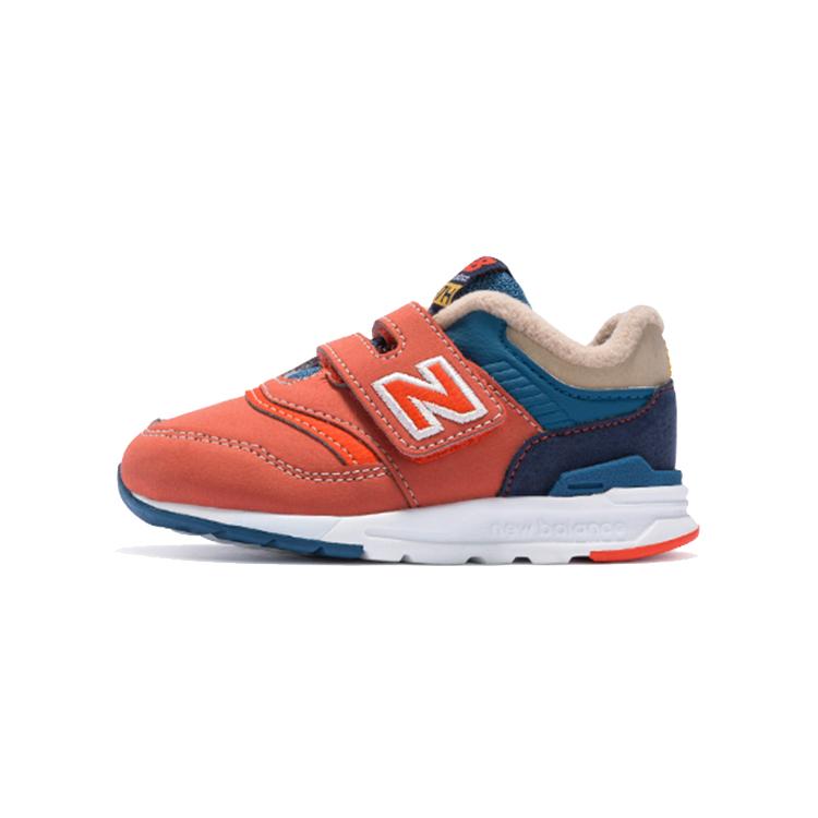 

New Balance NB 997 Synthetic Leather Comfortable Low top Toddler Shoes Orange Blue Infant And Toddler IZ997HTC Wide (W) 23.5