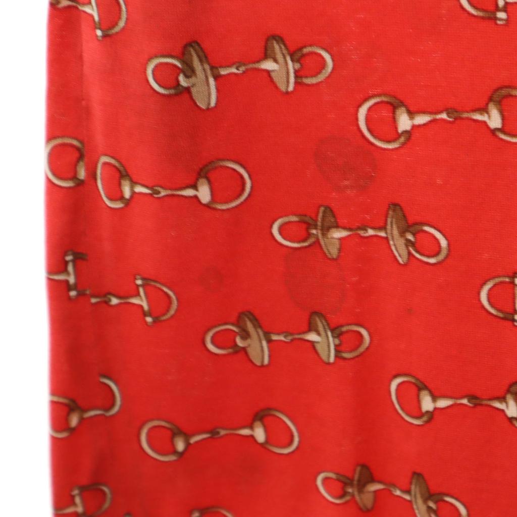 Hermes 80s Made In France Vintage Overall Handle Long Sleeve Shirt Dress Women Used