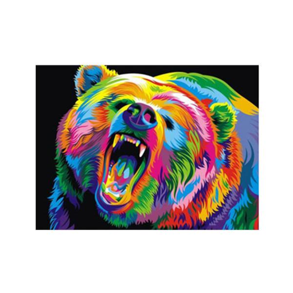 5D Diamond Painting DIY Full Diamond Colored Animal Cross Stitch
