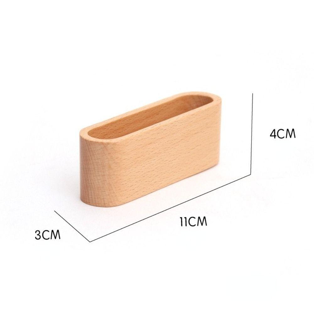 Storage Display Device Cards Stander Cards Holder Wooden Business Card Holders Card Organizer