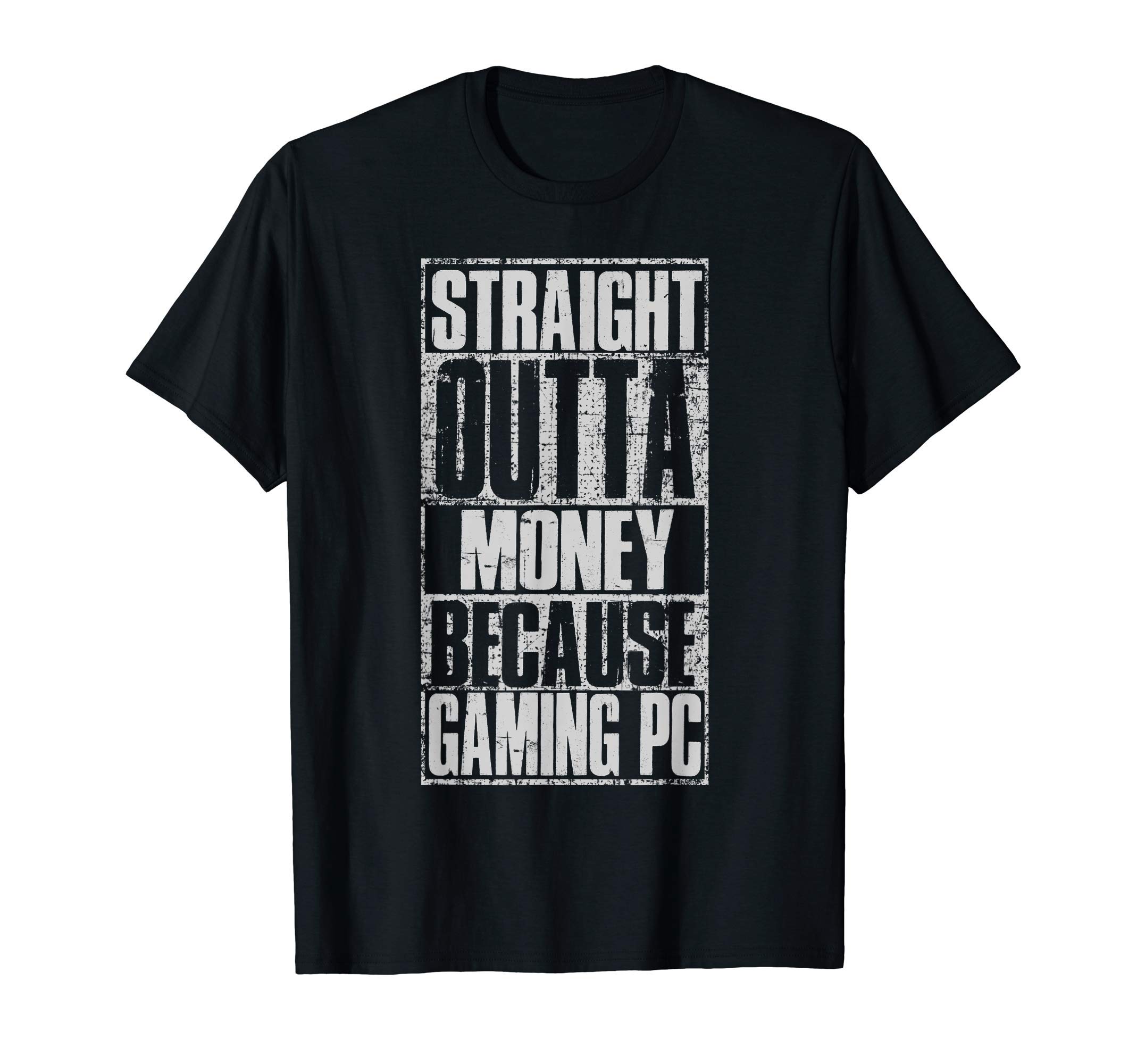 

Футболка Straight Outta Money Because Gaming PC Funny Games
