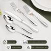 2026 Stylish Stainless Steel Cutlery Set: Thickened Steak Knife, Fork, and Dessert Spoon for Hotels and Western Restaurants