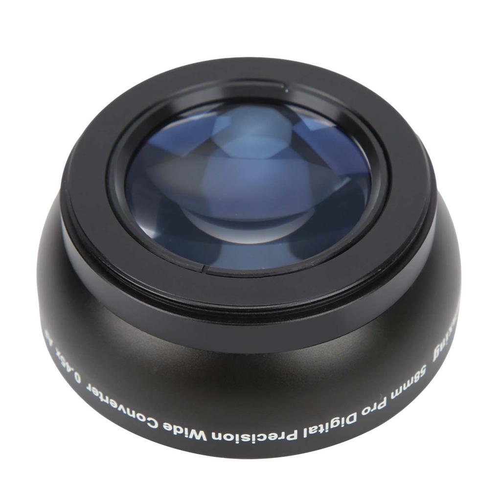 0.45X 58mm Metal Universal Wide Angle Camera Lens with Storage Bag Camera Accessory